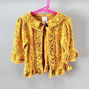 Persnickity Brocade Style Stella Jacket in Golden Yellow- Sz.‎ 6